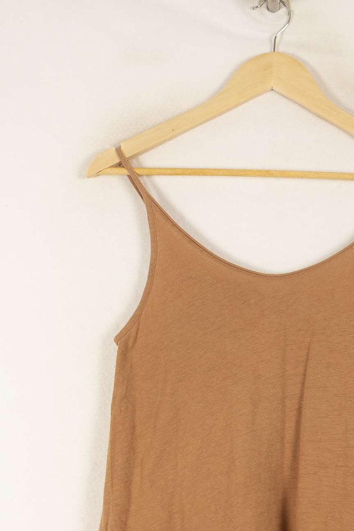 Top débardeur marron - Taille S/36 de la marque American Vintage | PARAD47351 - Vendu par Paradigme - Image 2