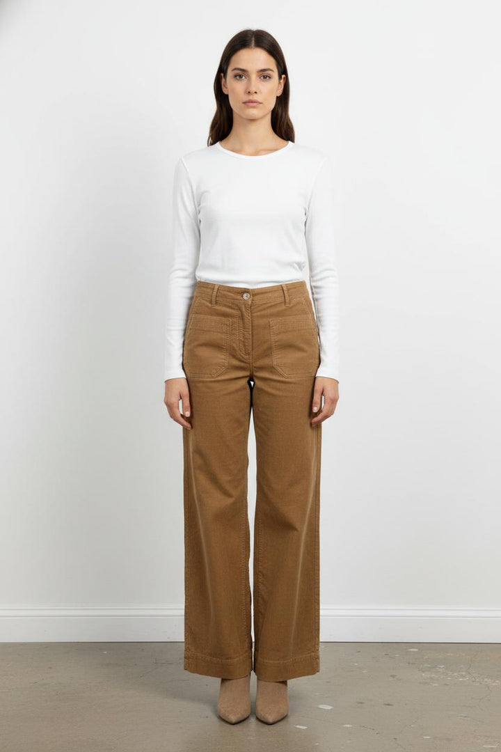 Pantalon Marron - Taille XS/34 de la marque Sessùn | PARAD47389 - Vendu par Paradigme - Image 1