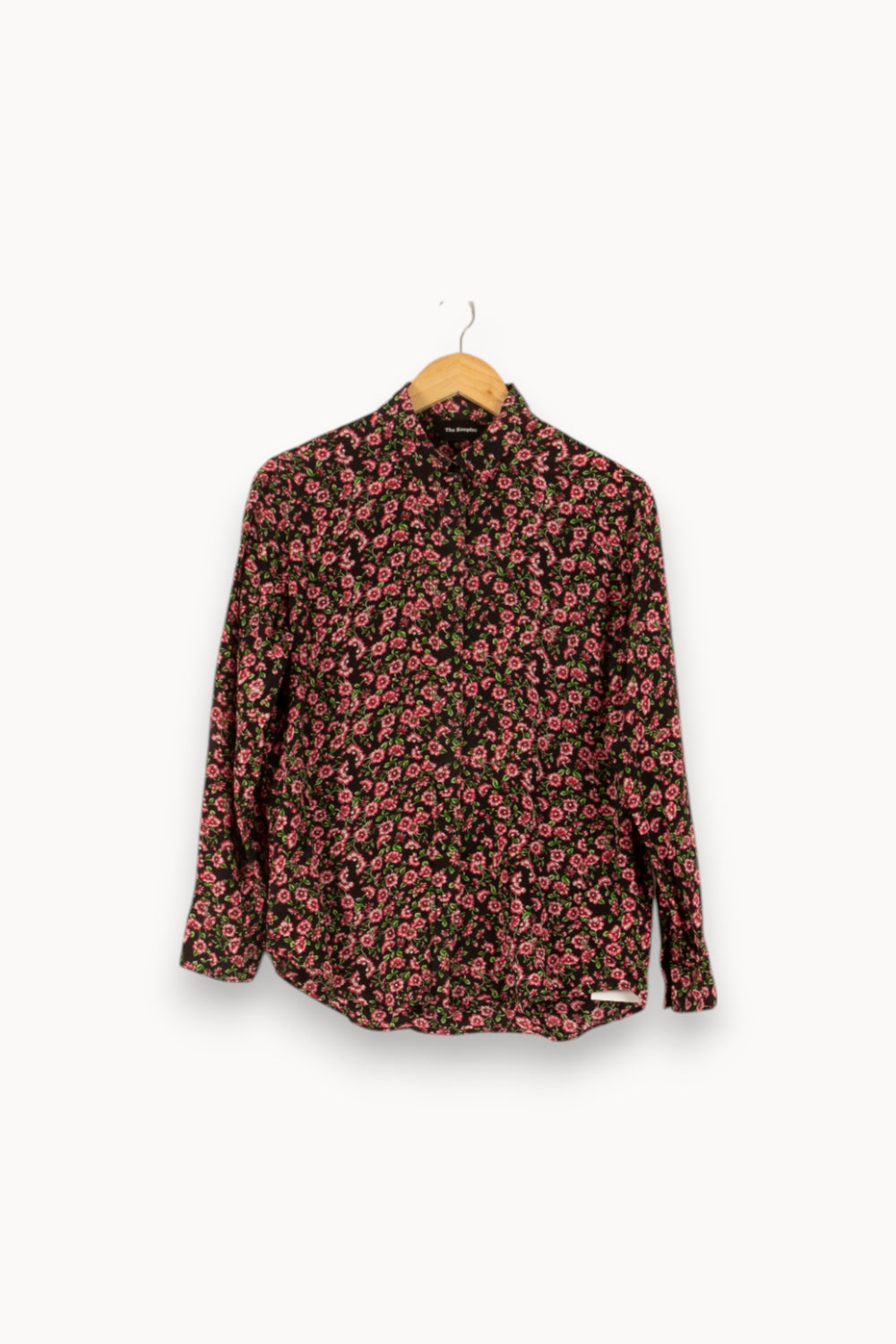 Chemise noire à motifs - Taille S/36 de la marque The Kooples | PARAD47399 - Vendu par Paradigme - Image 1