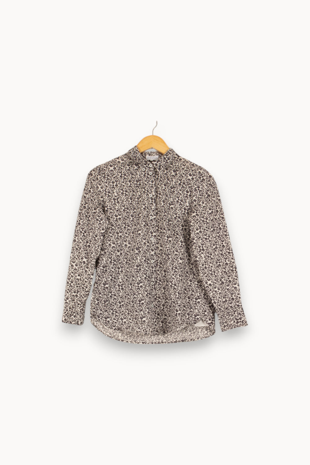 Chemise blanc et noir - Taille M/38 de la marque Claudie Pierlot | PARAD47400 - Vendu par Paradigme - Image 1