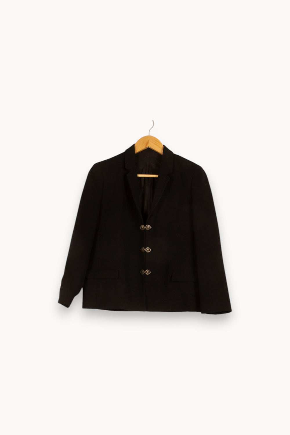 Veste noire - Taille XS/34 de la marque The Kooples | PARAD47401 - Vendu par Paradigme - Image 1