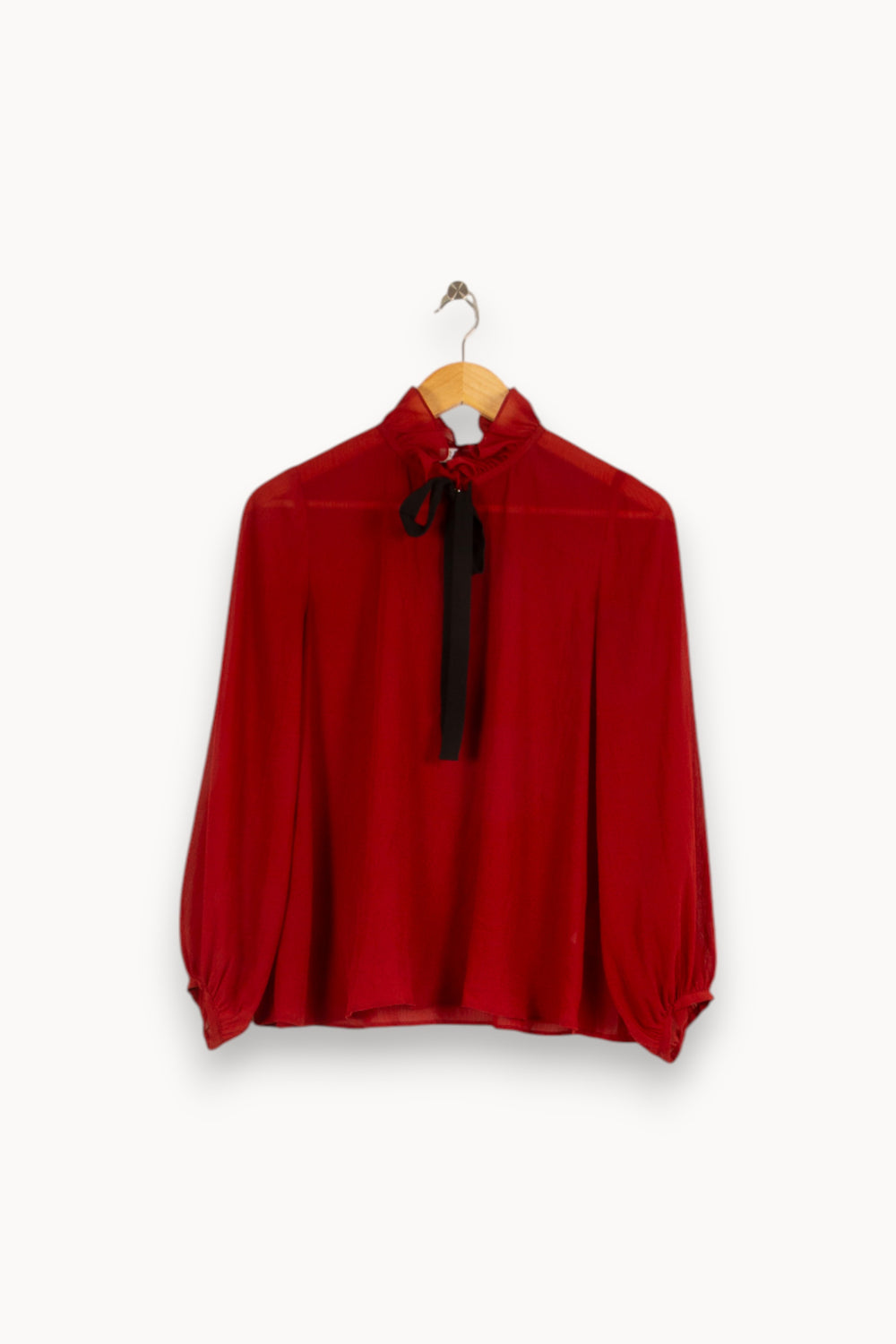 Blouse rouge - Taille S/36 de la marque Claudie Pierlot | PARAD47407 - Vendu par Paradigme - Image 1