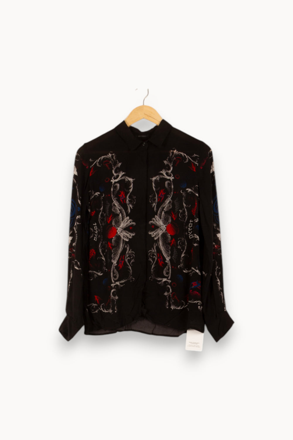 Chemise noire - Taille S/36 de la marque IKKS | PARAD47408 - Vendu par Paradigme - Image 1
