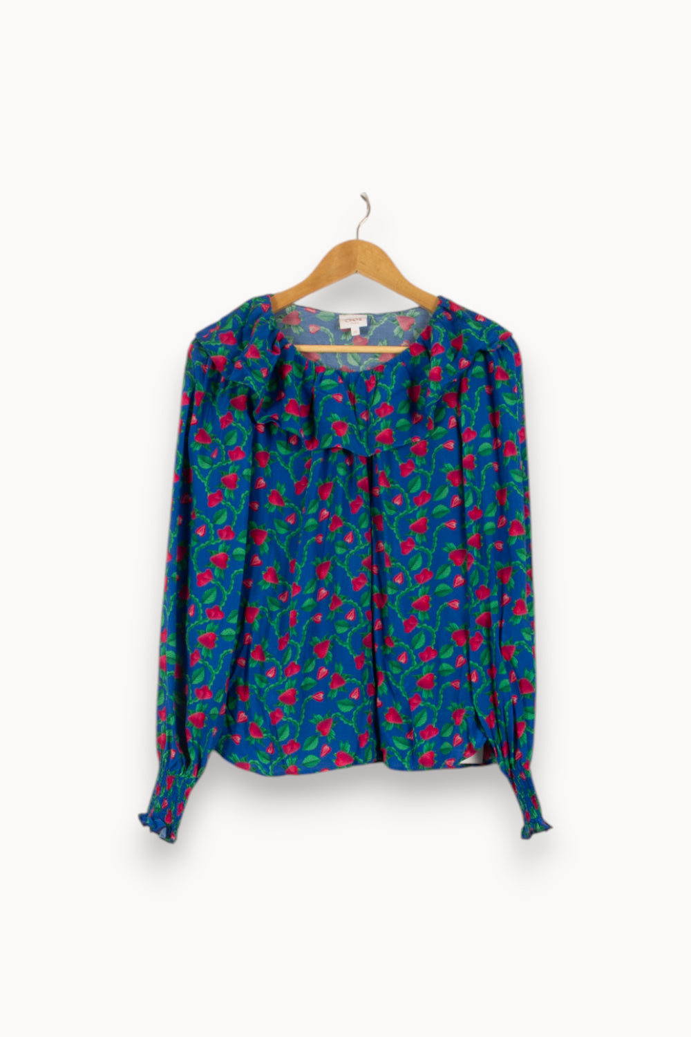 Chemise bleue à motifs - Taille M/38 de la marque Soi Paris | PARAD47433 - Vendu par Paradigme - Image 1