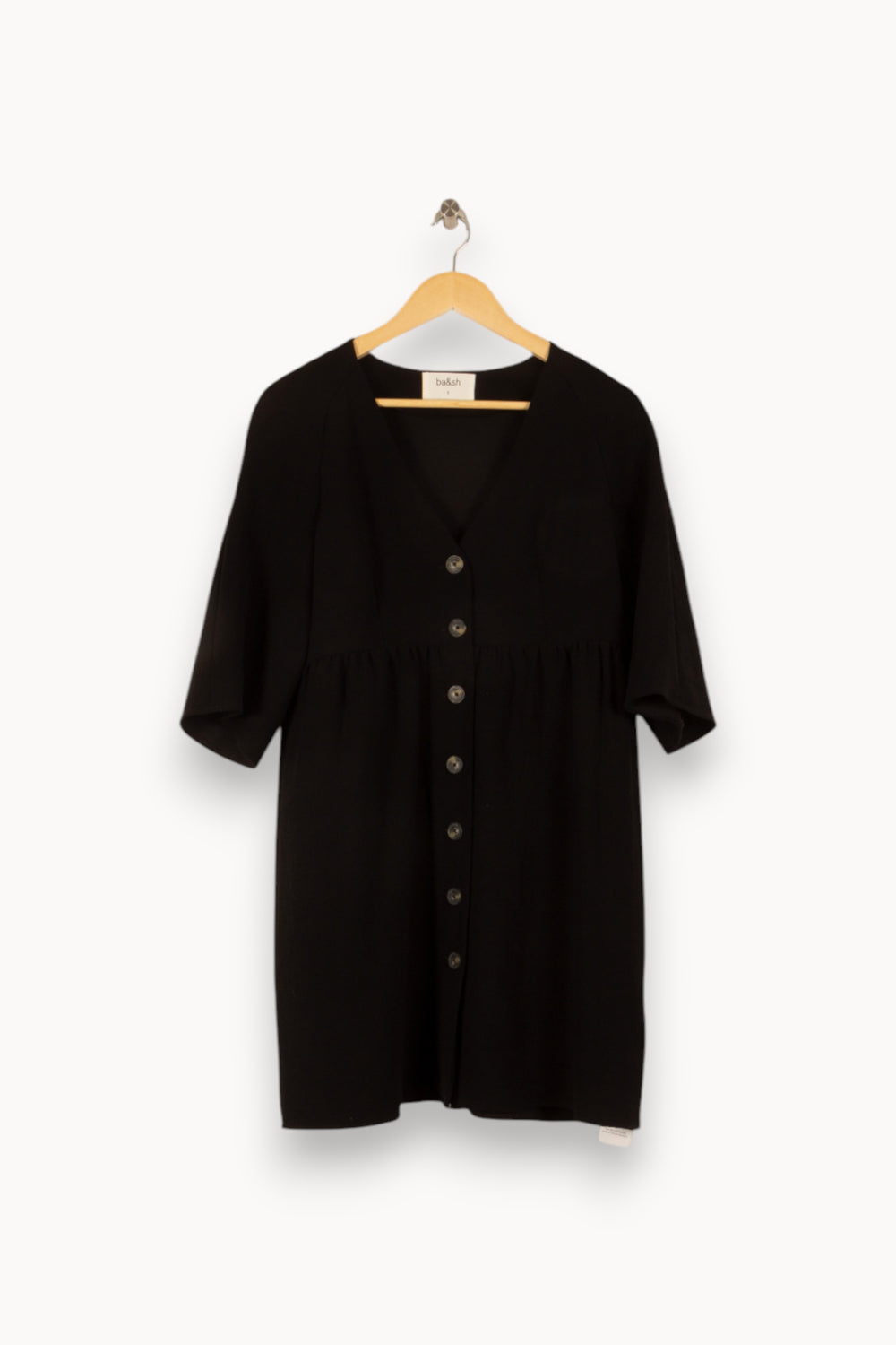 Robe noire - Taille S/36 de la marque ba&sh | PARAD47441 - Vendu par Paradigme - Image 1