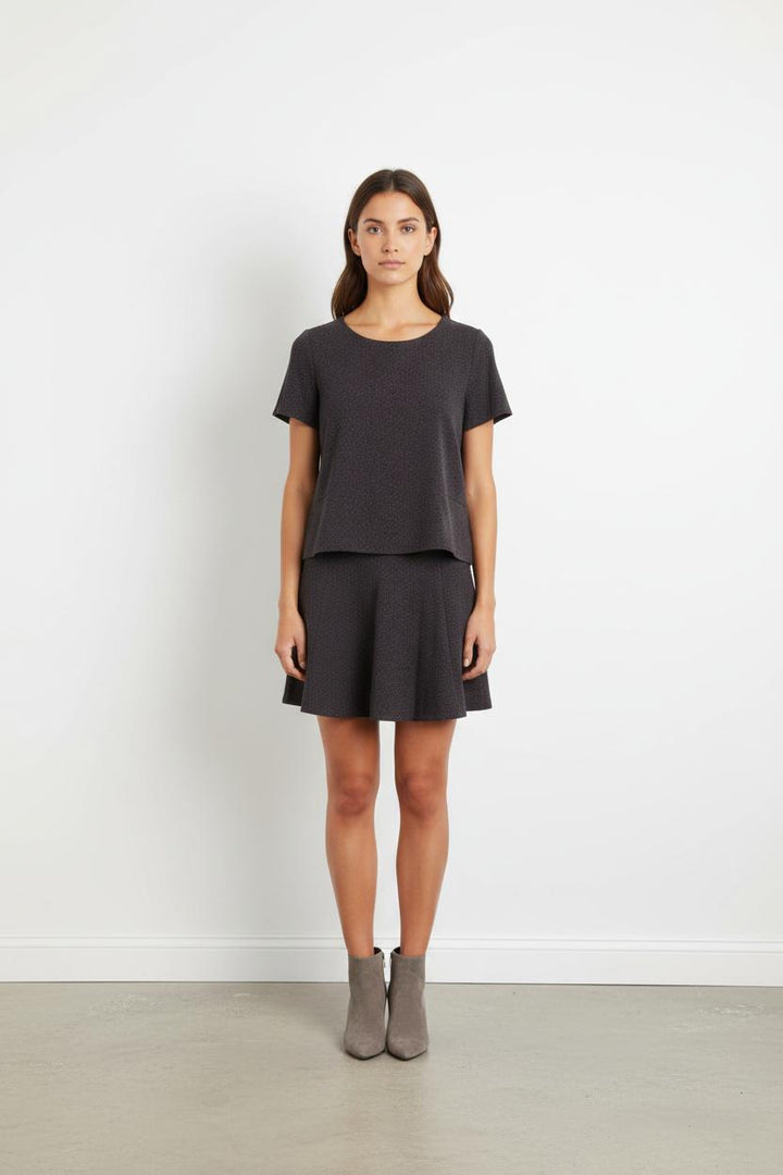 Robe bleue à motifs - Taille L/40