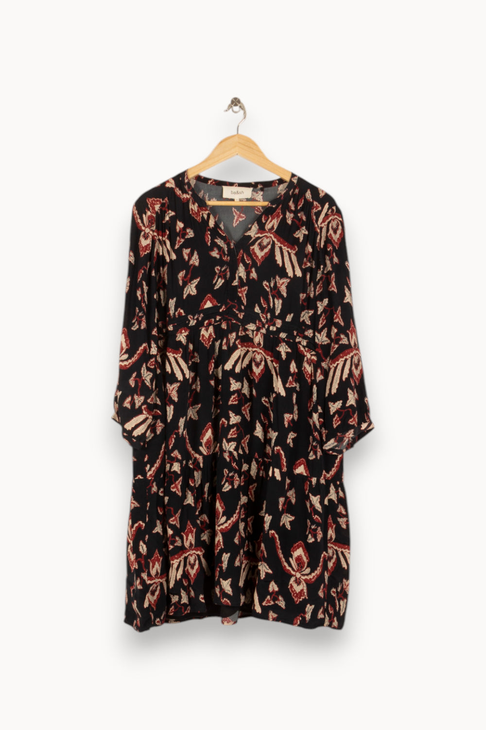 Robe bleue à motifs - Taille L/40 de la marque ba&sh | PARAD47462 - Vendu par Paradigme - Image 1