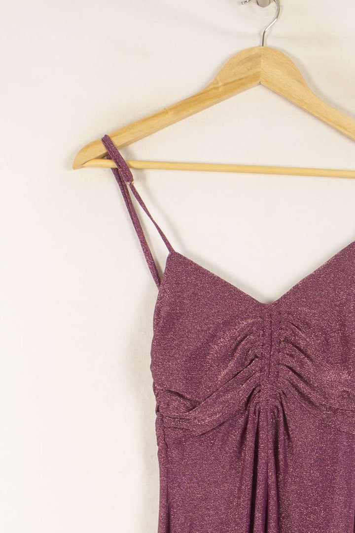 Robe Longue Violette - Taille S/36 de la marque Petite Mendigote | PARAD47484 - Vendu par Paradigme - Image 3