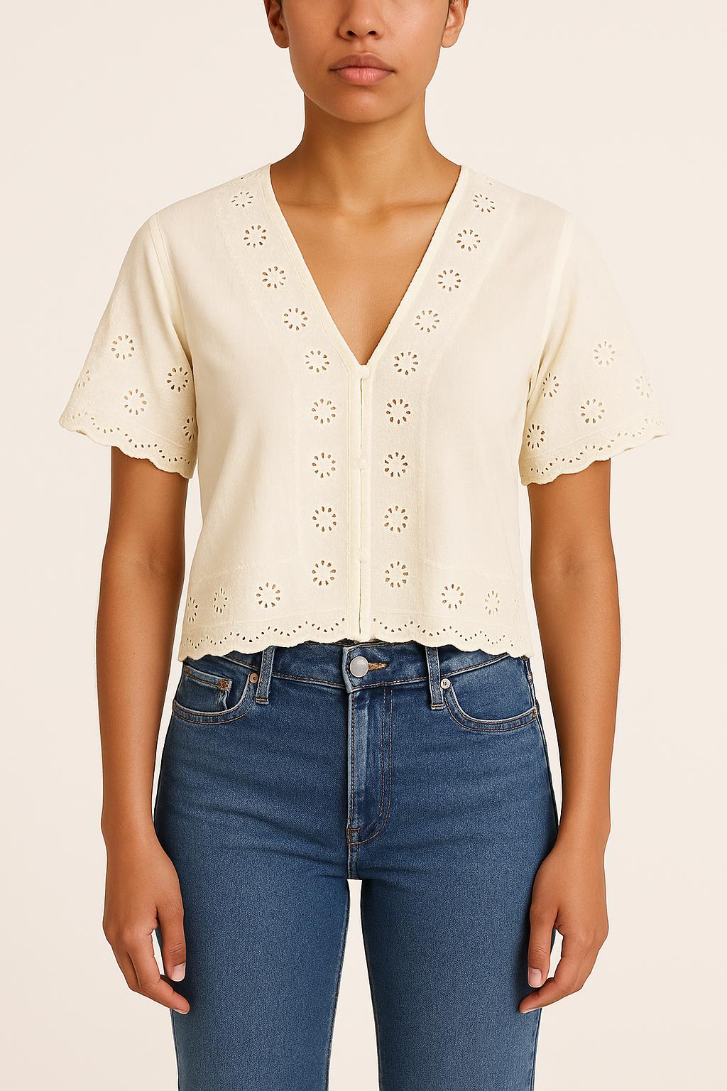 Blouse Blanche - Taille S/36 de la marque Petite Mendigote | PARAD47490 - Vendu par Paradigme - Image 1