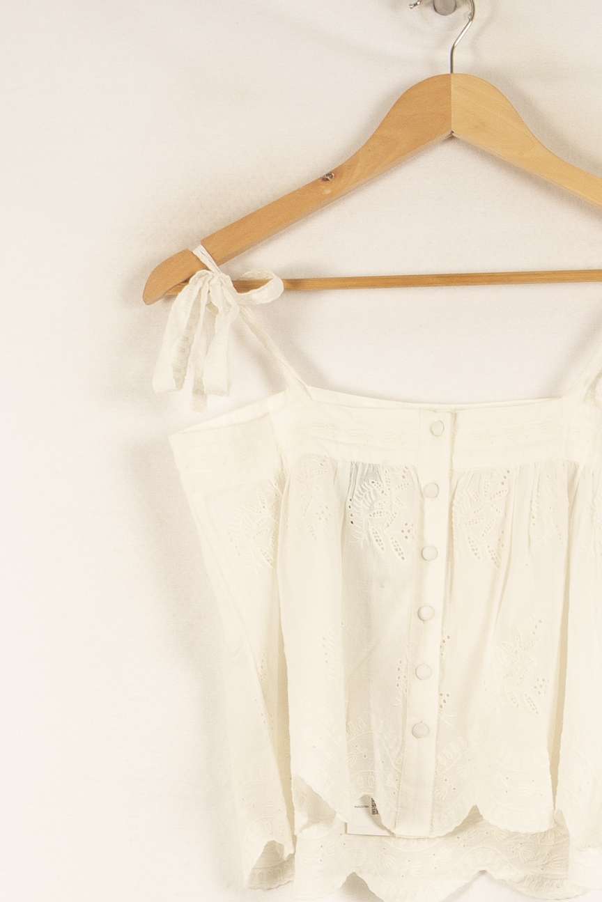 Jupe courte & midi blanc - Taille S/36 de la marque Petite Mendigote | PARAD47494 - Vendu par Paradigme - Image 3