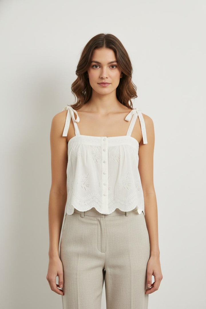 Top à bretelles blanc - Taille S/36