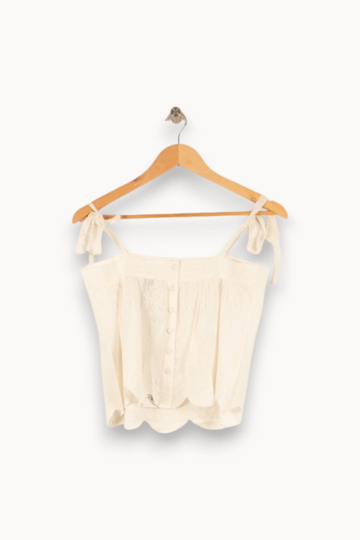 Jupe courte & midi blanc - Taille S/36 de la marque Petite Mendigote | PARAD47494 - Vendu par Paradigme - Image 2