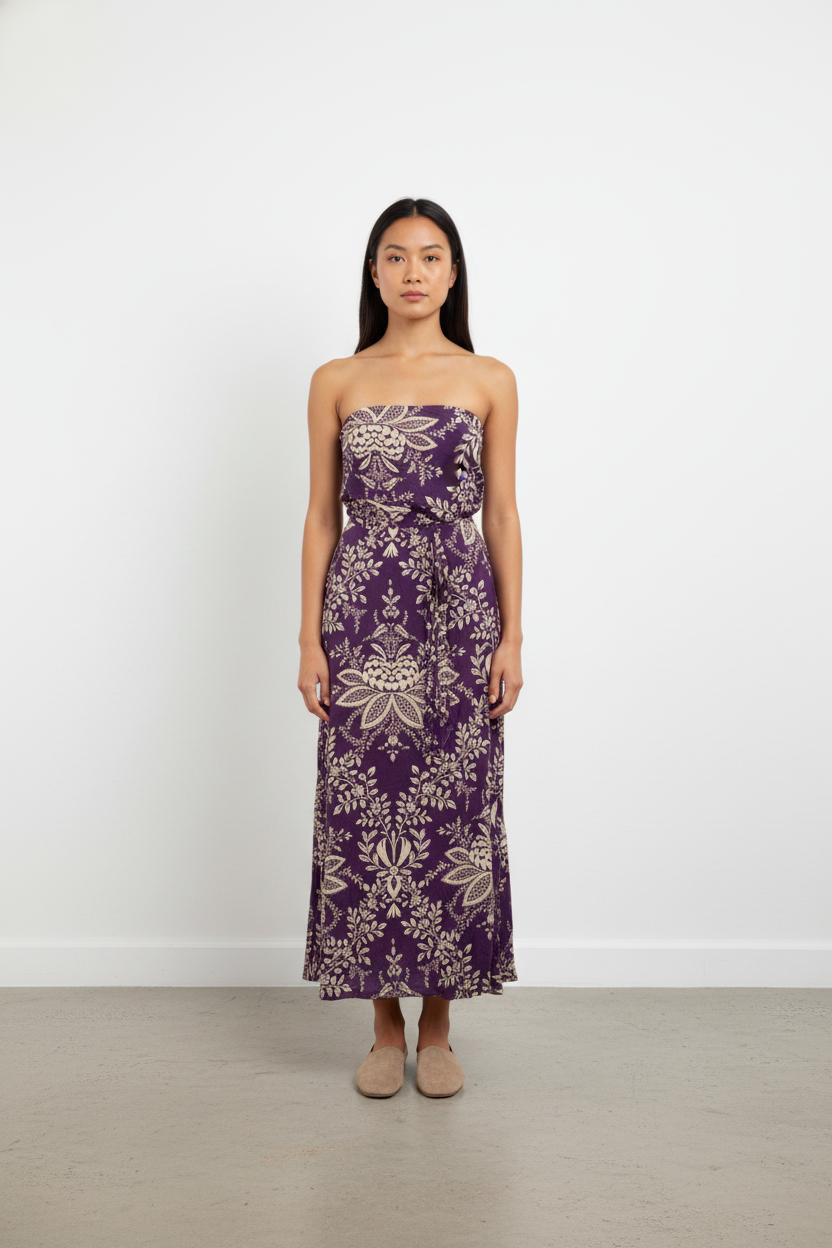 Robe Longue Violette - Taille S/36