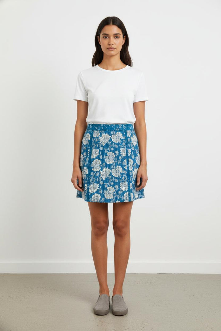 Jupe Courte Bleue - Taille S/36