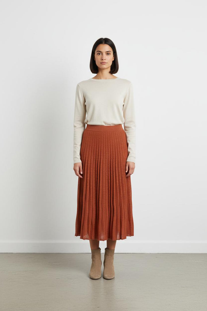 Jupe Longue Marron - Taille S/36
