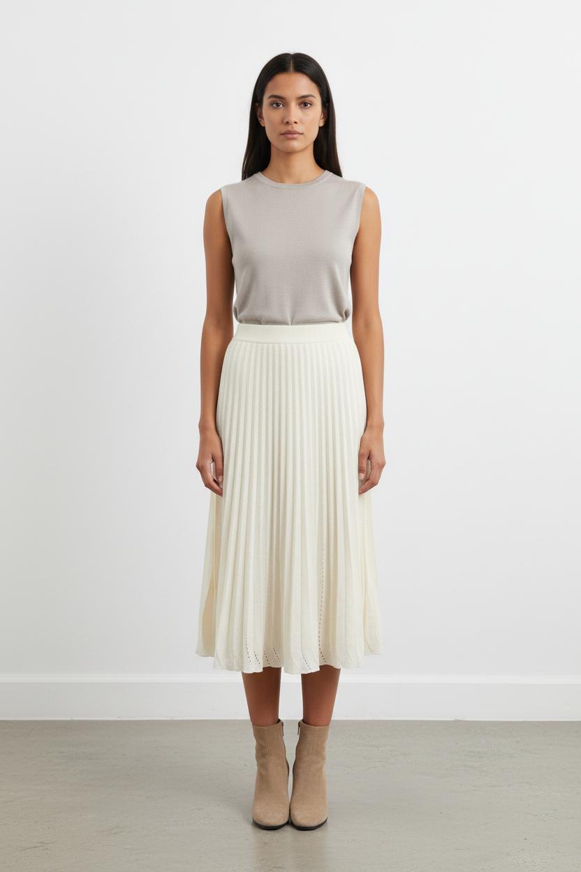 Jupe midi plissée - Taille S/36