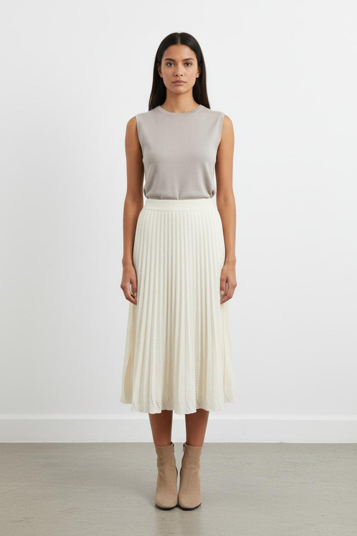 Jupe midi plissée - Taille S/36