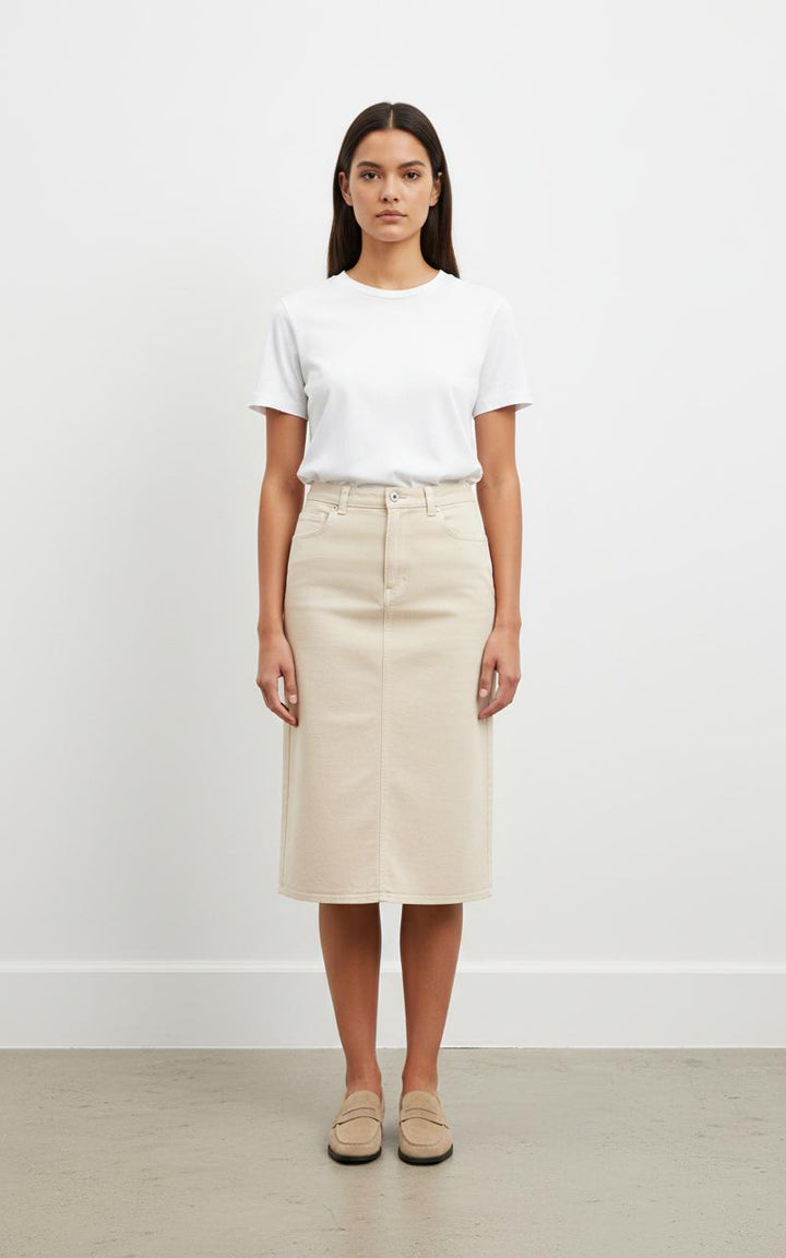 Jupe en beige - Taille S/36