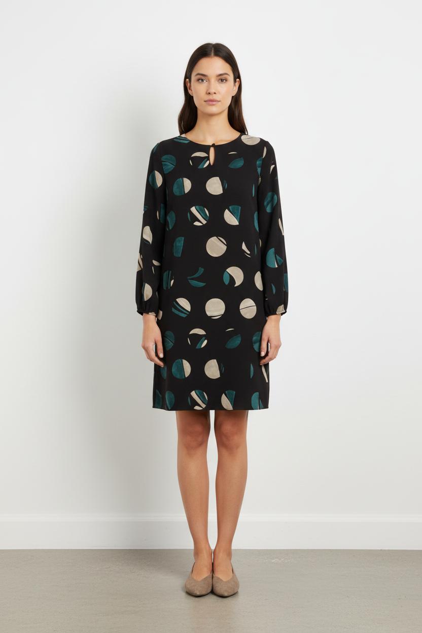 Robe noire à pois - Taille S/36