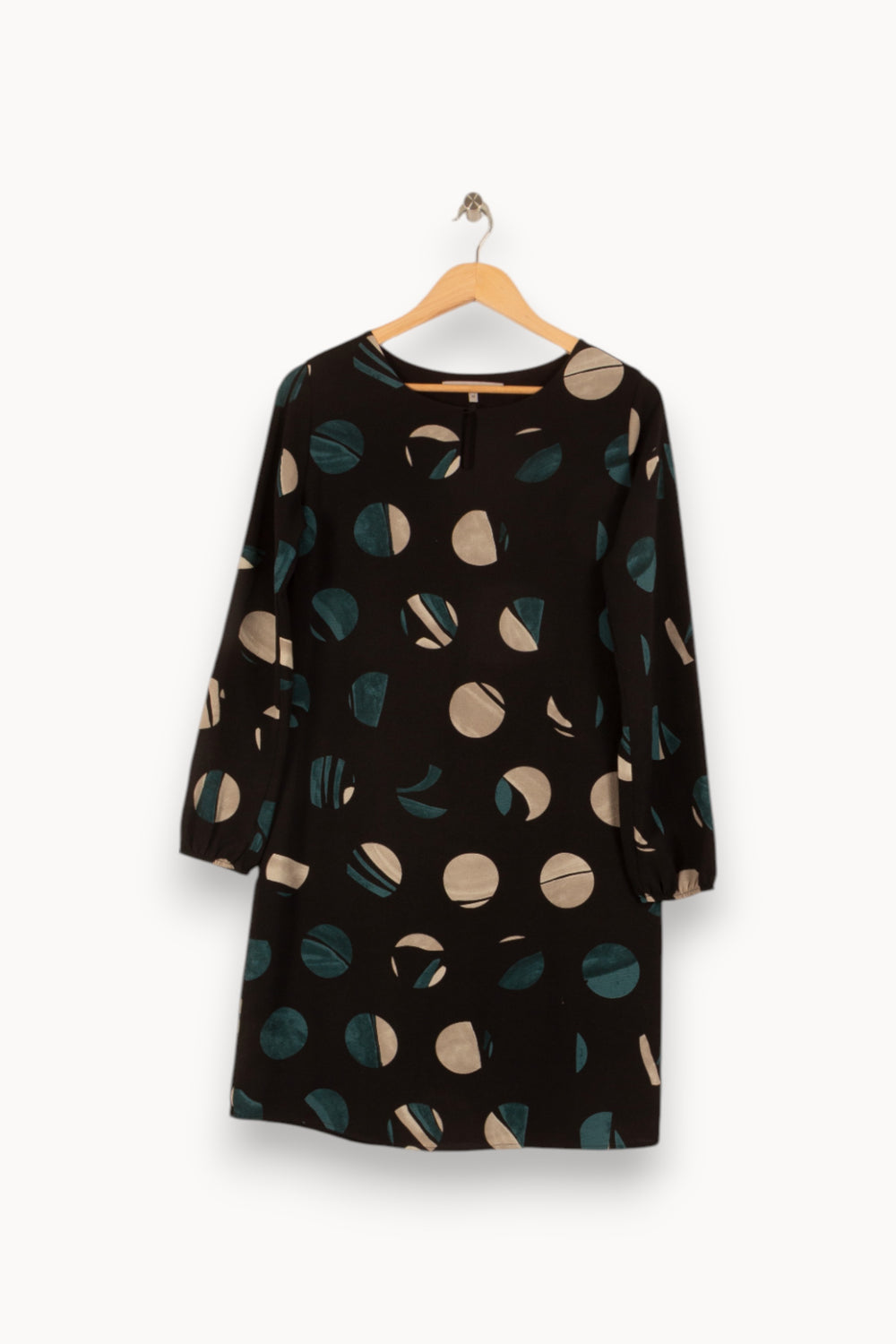 Robe noire à pois - Taille S/36 de la marque La Fée Maraboutée | PARAD47521 - Vendu par Paradigme - Image 1