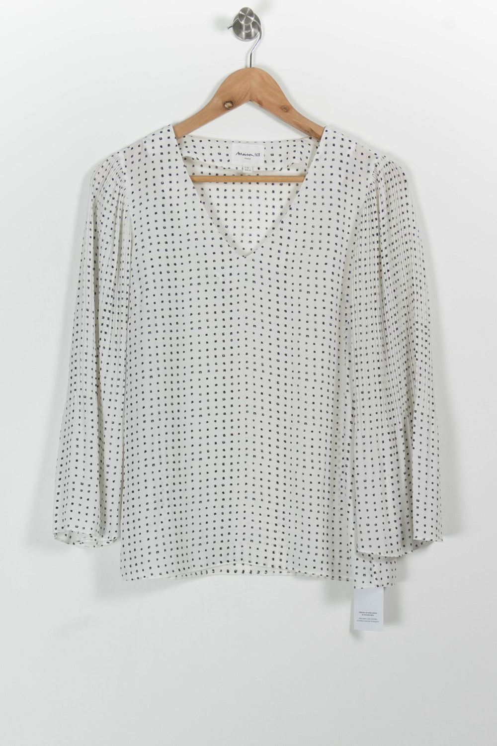 Blouse blanche à motifs - Taille S/36 de la marque Maison 123 | PARAD47573 - Vendu par Paradigme - Image 2