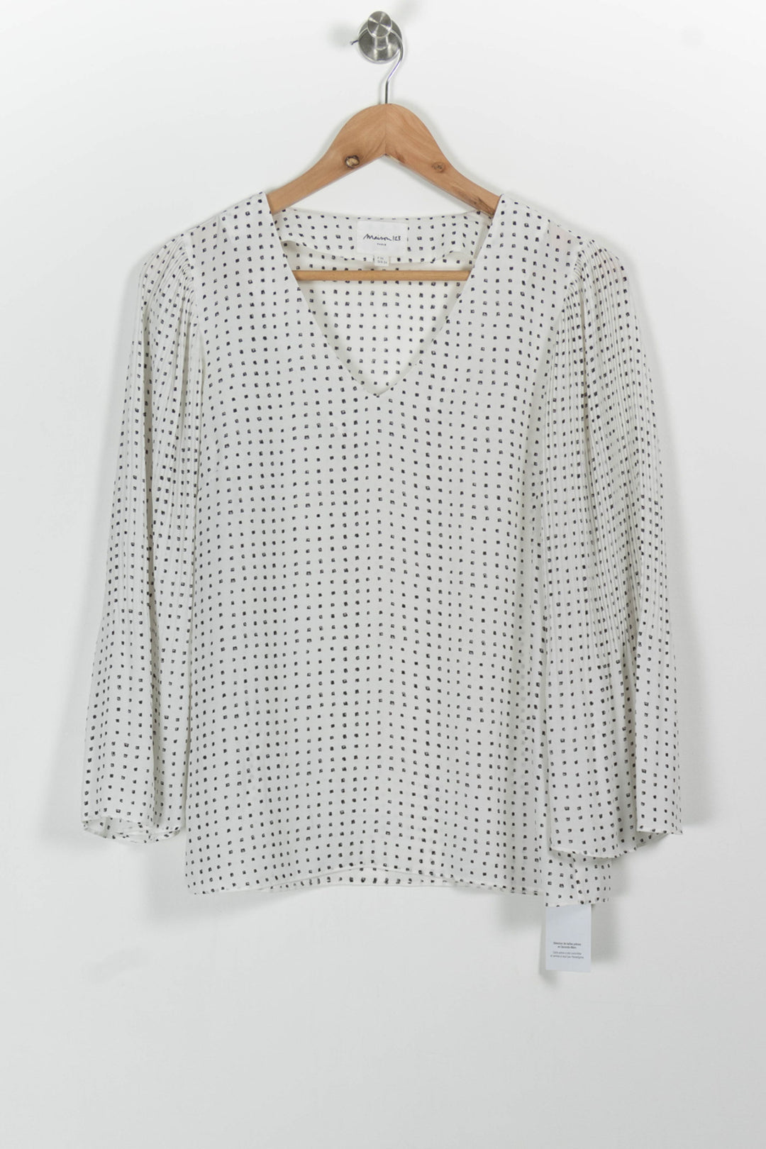 Blouse blanche à motifs - Taille S/36 de la marque Maison 123 | PARAD47573 - Vendu par Paradigme - Image 2