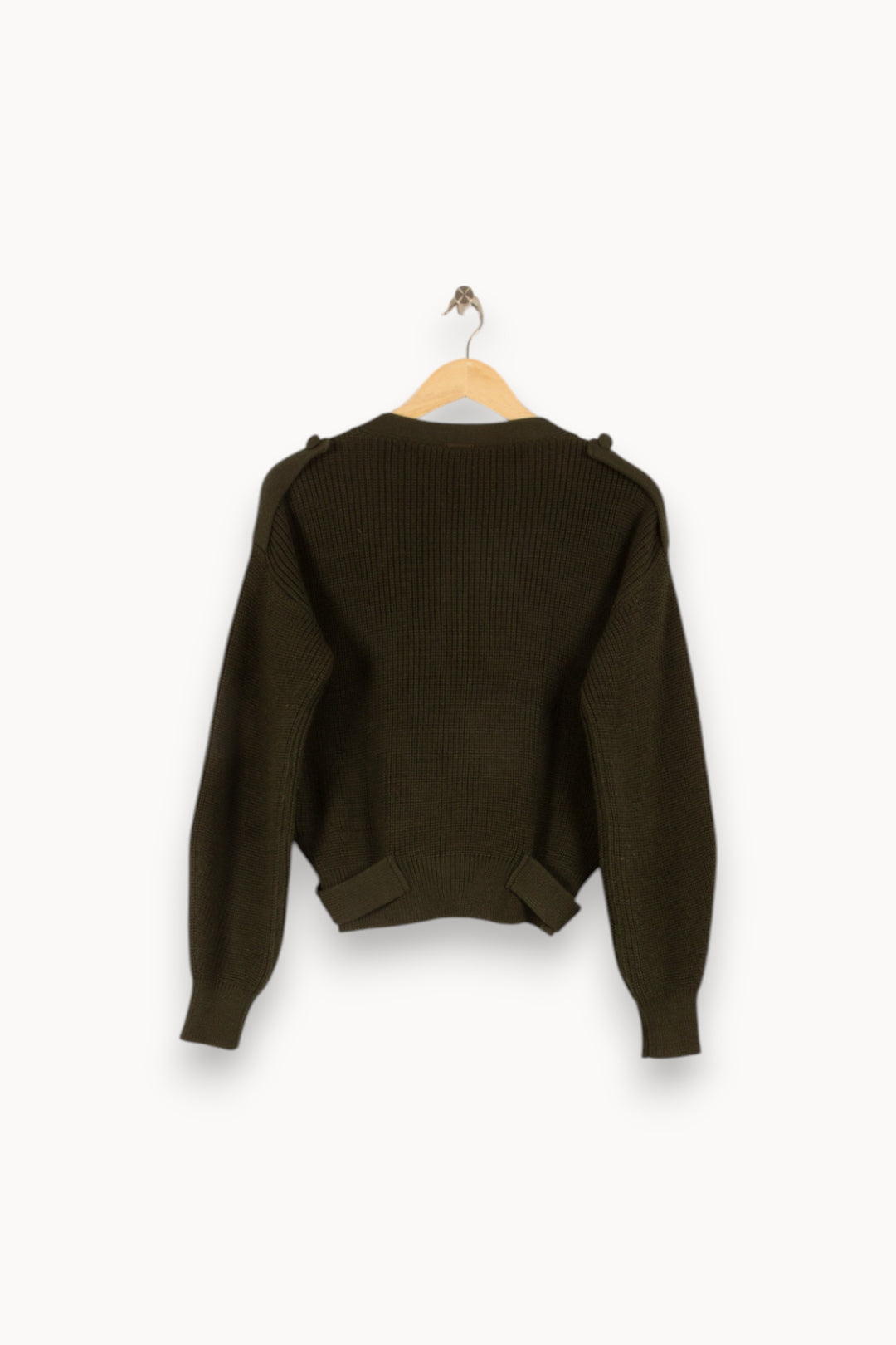 Cardigan en maille vert - Taille S/36 de la marque One Step | PARAD47600 - Vendu par Paradigme - Image 3
