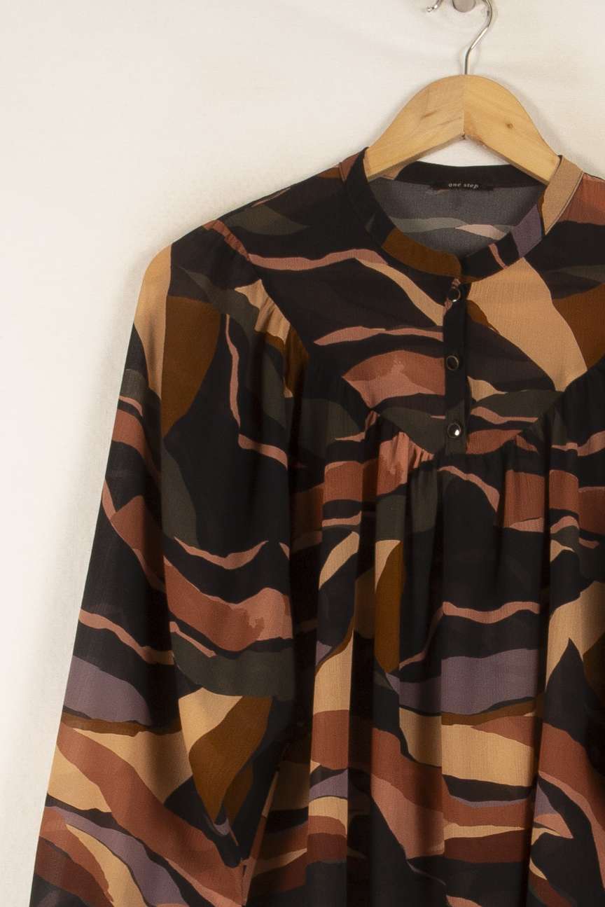 Blouse multicolore - Taille S/36 de la marque One Step | PARAD47601 - Vendu par Paradigme - Image 2