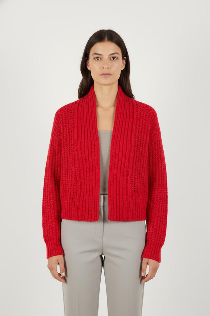 Gilet en maille rose - Taille S/36