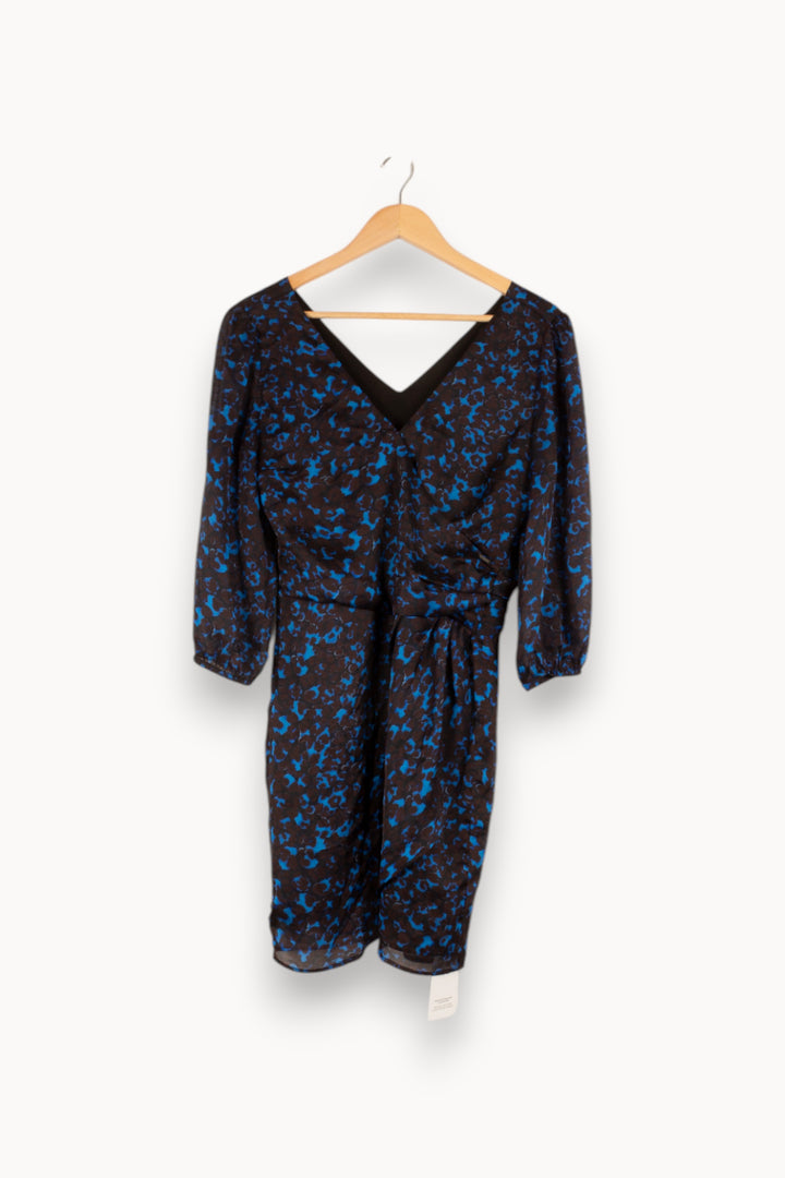 Robe bleu foncé et noire - Taille S/36 de la marque IKKS | PARAD47619 - Vendu par Paradigme - Image 1