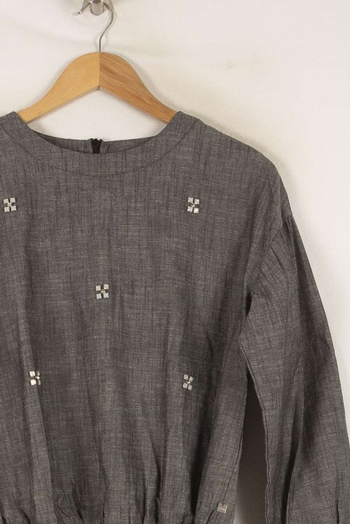 Blouse Grise - Taille XS/34 de la marque I.Code | PARAD47636 - Vendu par Paradigme - Image 3