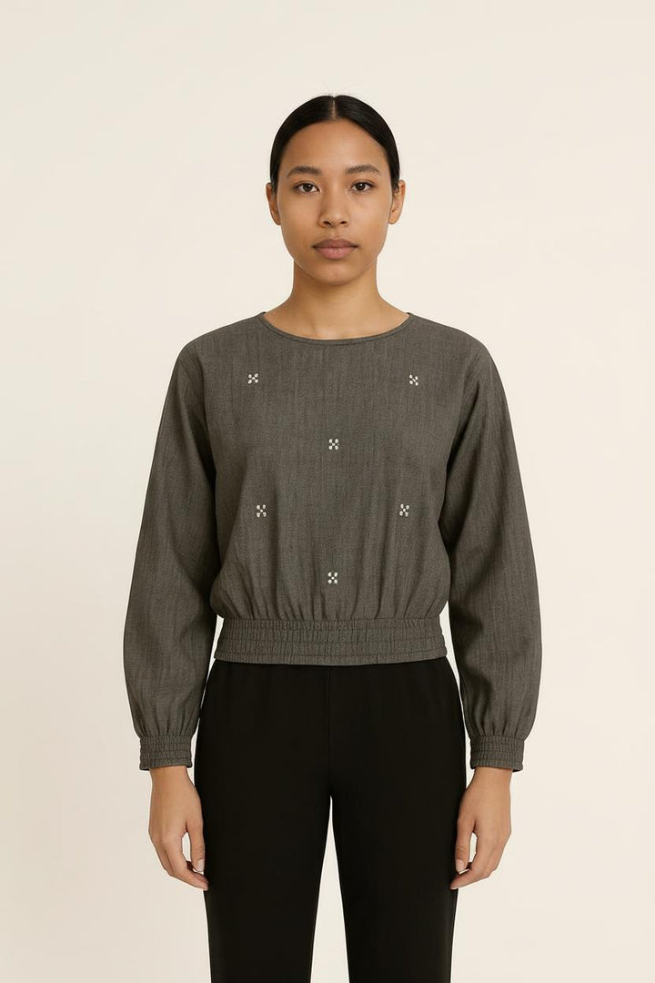 Blouse Grise - Taille XS/34