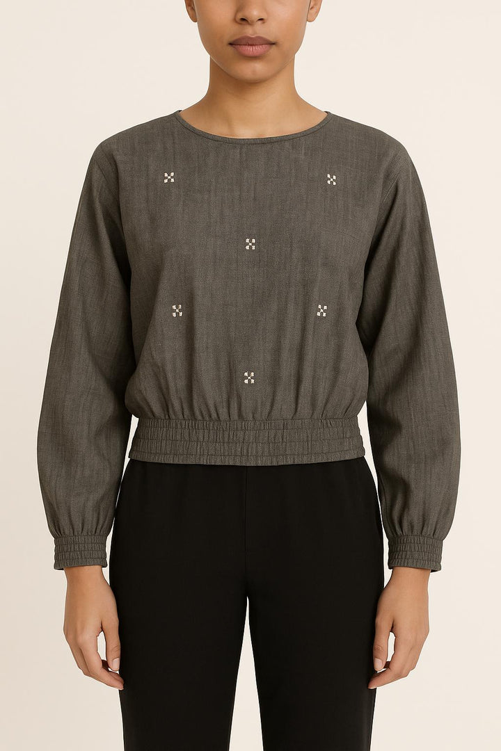 Blouse Grise - Taille XS/34 de la marque I.Code | PARAD47636 - Vendu par Paradigme - Image 1