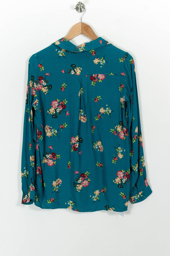 Chemise bleue à motifs - Taille M/38 de la marque Comptoir des Cotonniers | PARAD47650 - Vendu par Paradigme - Image 4