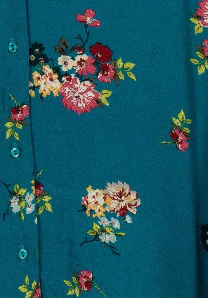 Chemise bleue à motifs - Taille M/38 de la marque Comptoir des Cotonniers | PARAD47650 - Vendu par Paradigme - Image 3