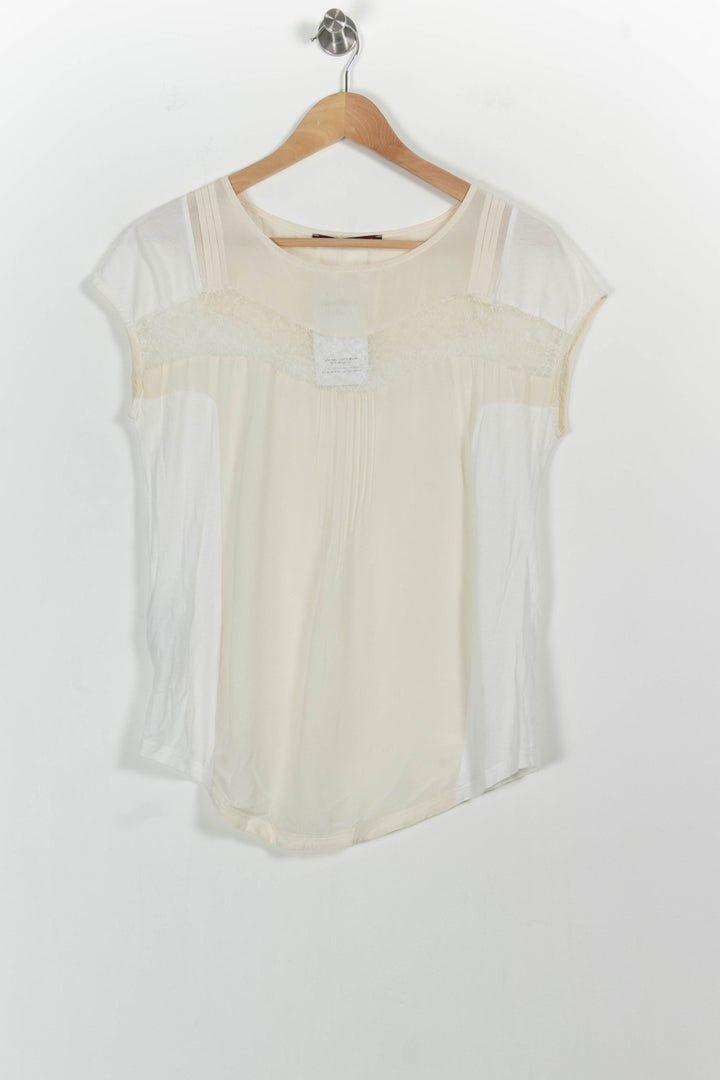 Blouse blanche - Taille M/38 de la marque Comptoir des Cotonniers | PARAD47651 - Vendu par Paradigme - Image 2