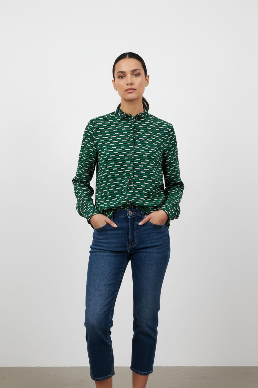 Chemise verte - Taille S/36