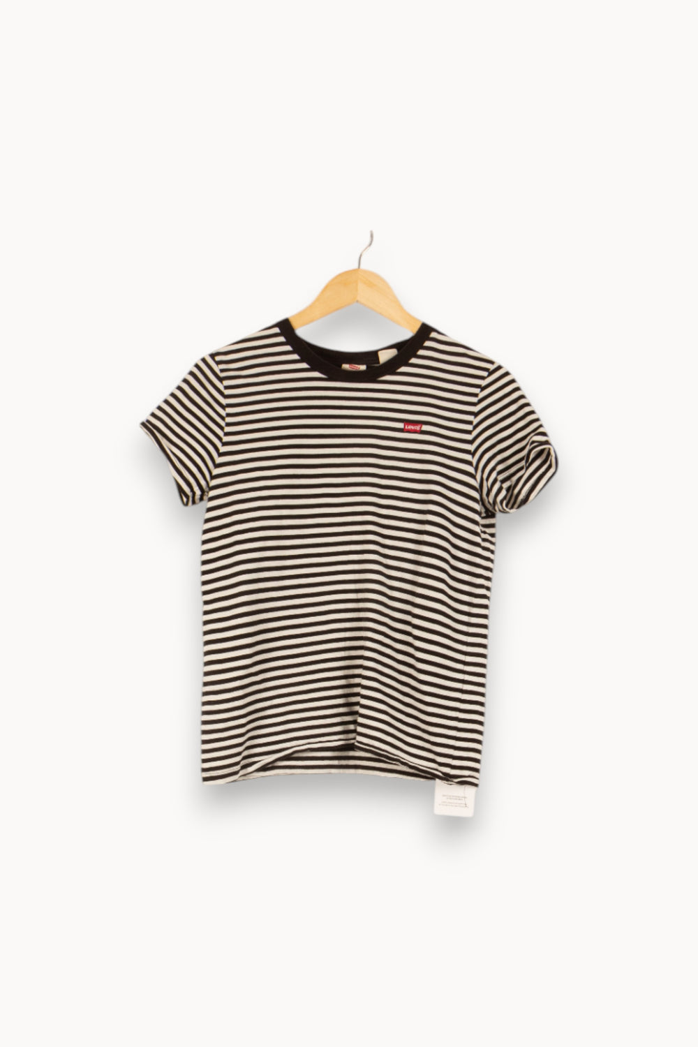 T-shirt noir et blanc rayé - Taille S/36 de la marque Levi's | PARAD47667 - Vendu par Paradigme - Image 1
