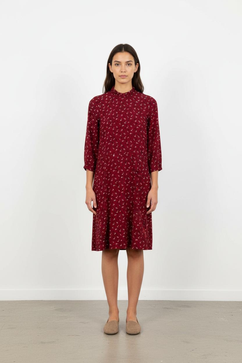 Robe violette à motifs - Taille S/36