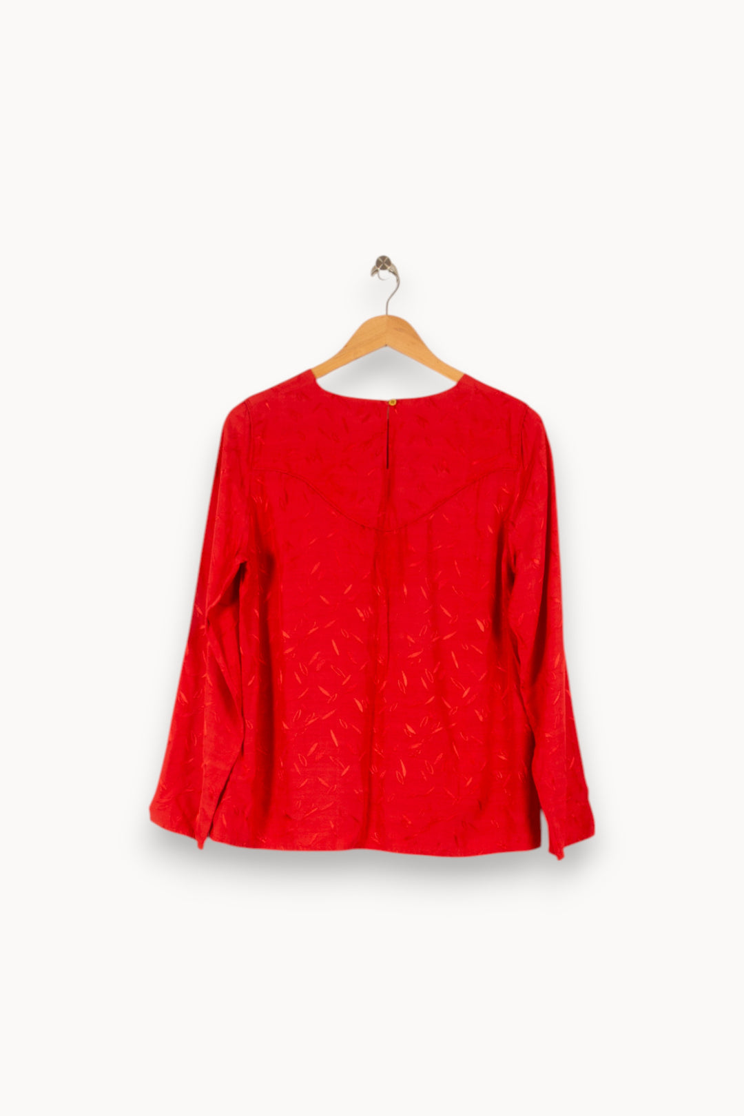 Blouse Rouge - Taille 40/L de la marque Karl Marc John | PARAD47692 - Vendu par Paradigme - Image 4