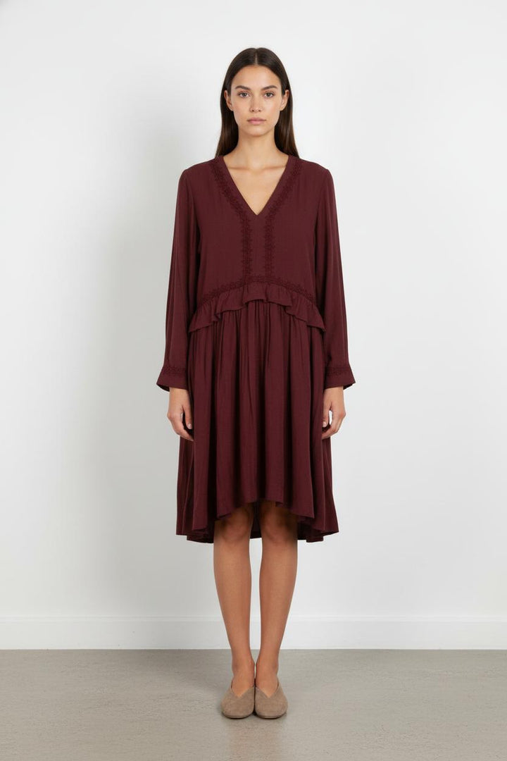 Robe Midi Violet - Taille L/40