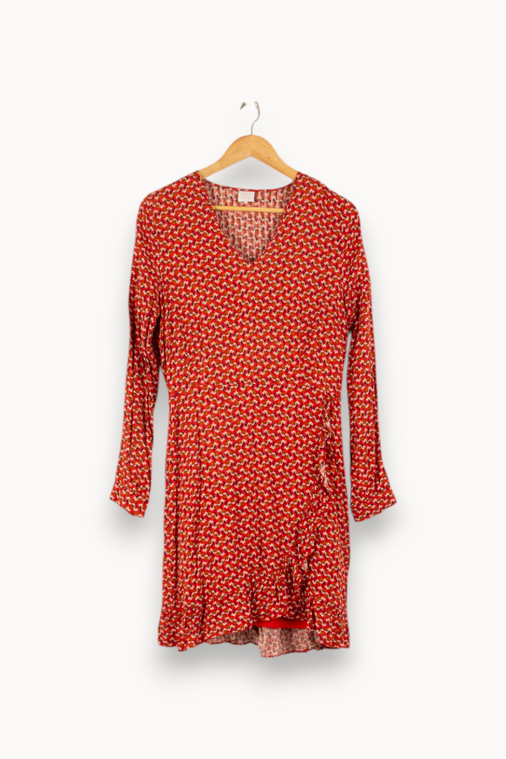 Robe rouge à motifs - Taille L/40 de la marque Karl Marc John | PARAD47695 - Vendu par Paradigme - Image 1