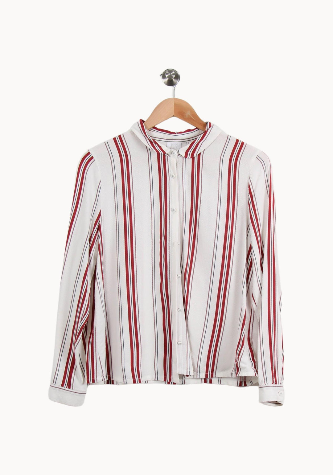 Chemise blanche et rouge - Taille M/38 de la marque Karl Marc John | PARAD47699 - Vendu par Paradigme - Image 2