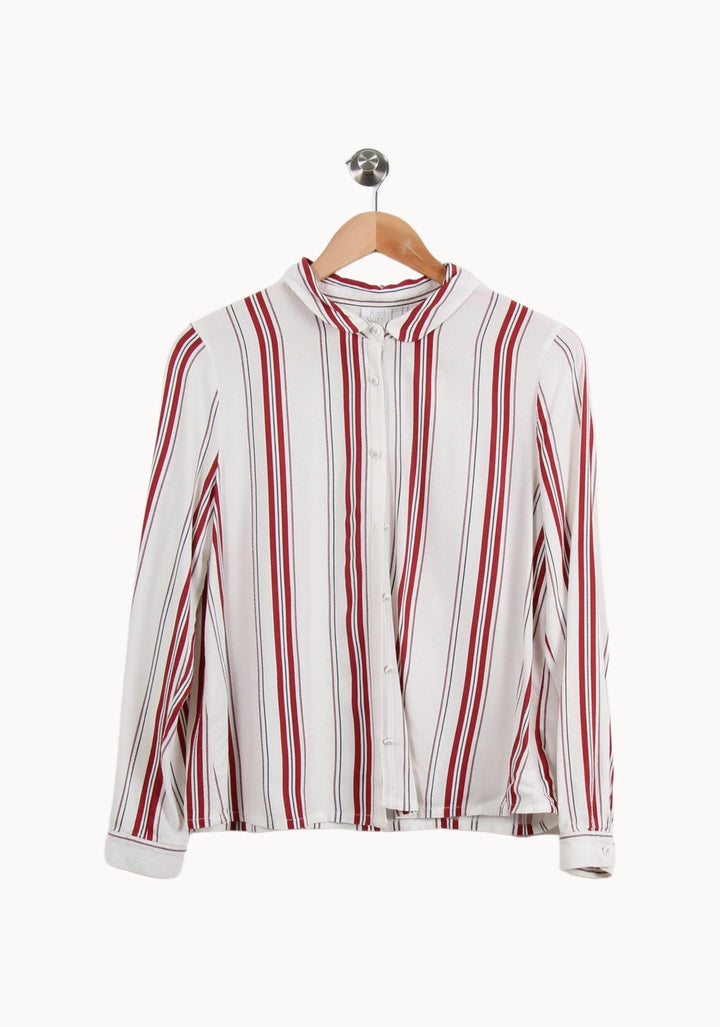 Chemise blanche et rouge - Taille M/38 de la marque Karl Marc John | PARAD47699 - Vendu par Paradigme - Image 2