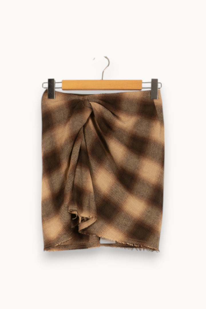 Jupe Courte & Midi Marron - Taille XS/34 de la marque Isabel Marant étoile | PARAD47704 - Vendu par Paradigme - Image 2