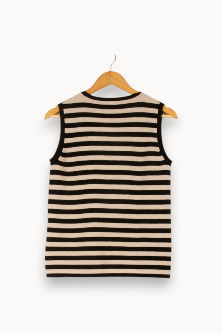 Top & Débardeur Noir - Taille M/38 de la marque Max Mara | PARAD47709 - Vendu par Paradigme - Image 4