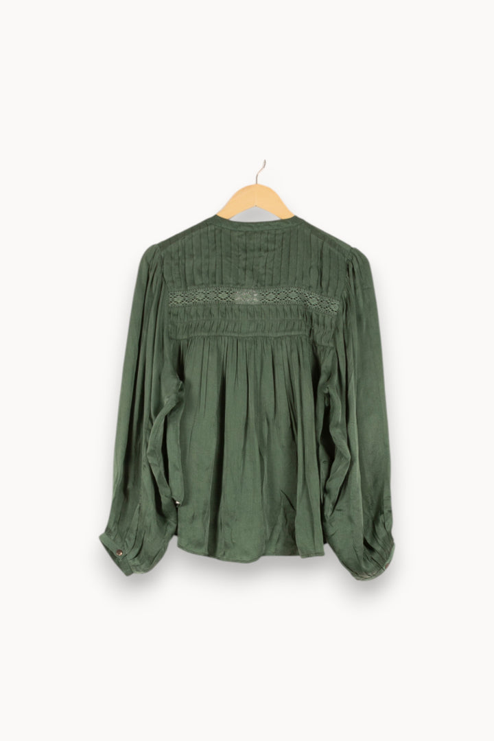 Blouse Verte - Taille S/36 de la marque Louise Misha | PARAD47716 - Vendu par Paradigme - Image 4