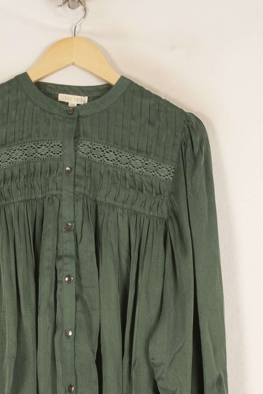 Blouse Verte - Taille S/36 de la marque Louise Misha | PARAD47716 - Vendu par Paradigme - Image 3