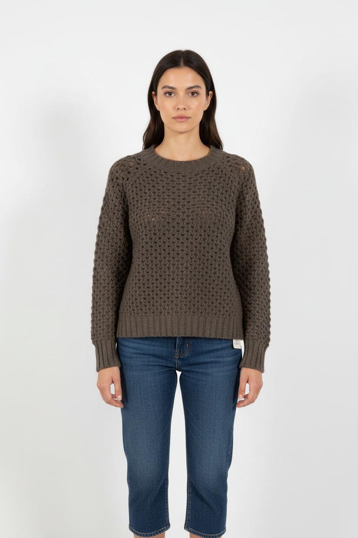 Pull en maille gris - Taille S/36