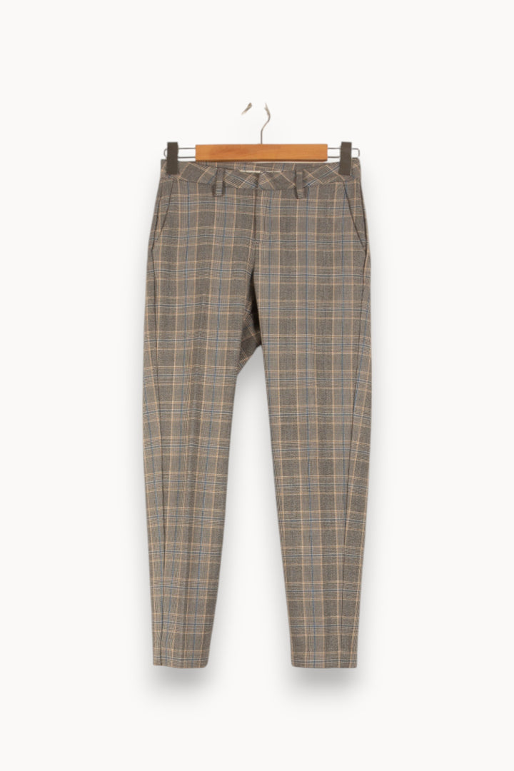 Pantalon gris à carreaux - Taille XS/34 de la marque Sud express | PARAD47733 - Vendu par Paradigme - Image 1